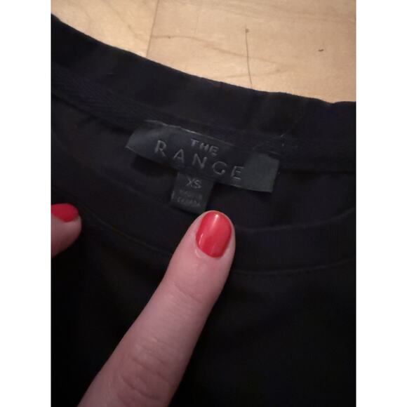 The Range NYC Balloon Long Sleeve Crop Tee Black Revolve XS - Picture 2 of 5